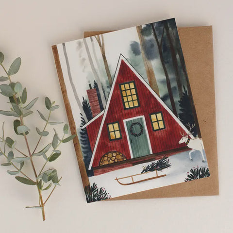 Christmas Cottage Card