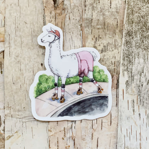 Llama Wilderness Sticker