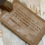 Alexandra Elle Leather Luggage Tag