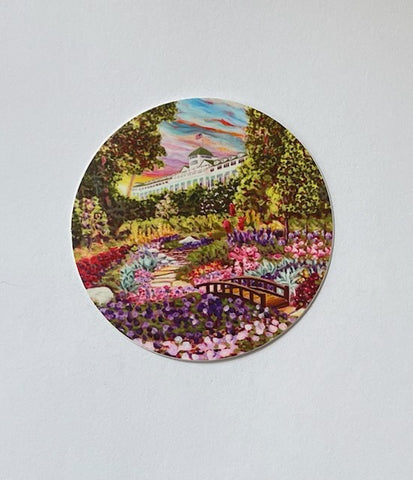 14 Secret Garden Colorful Sunset Sky Sticker