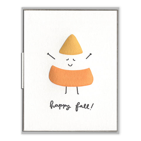 Happy Fall Candy Corn Card