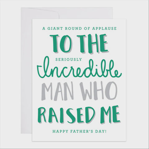 A Giant Round Of Applause Father's Day Card