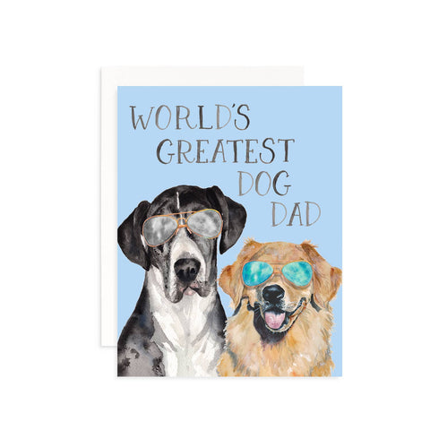 World's Greatest Dog Dad Card