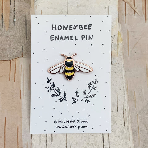 Honeybee Enamel Pin