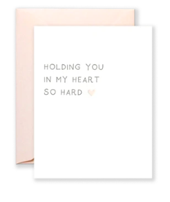 Holding You In My Heart Lion Heart Card