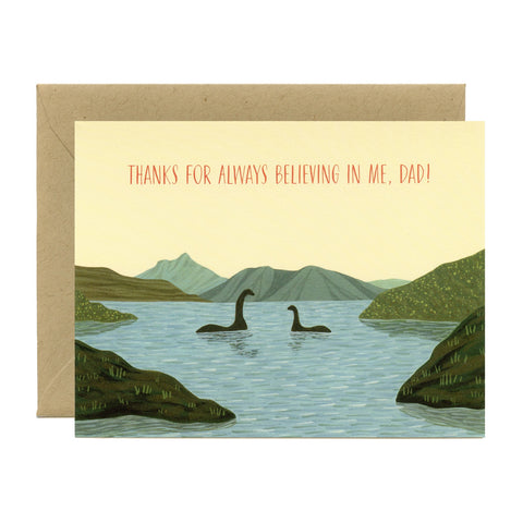 Loch Ness Dad Card