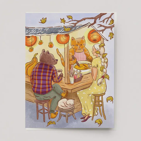 Cider Stall Fall Card