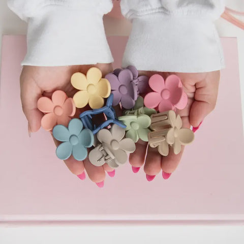 Flower Claw Clips