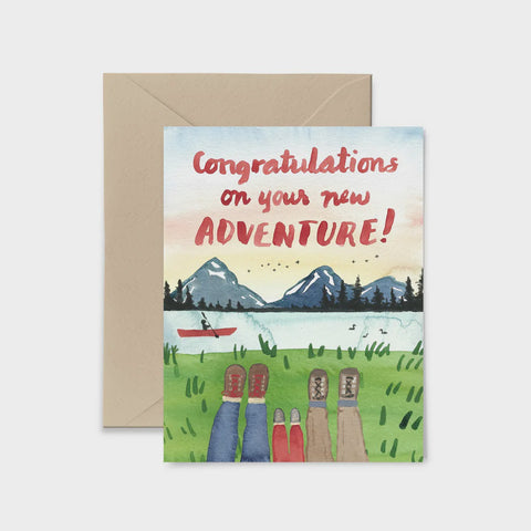 Congratulations on Your New Adventures Card LT
