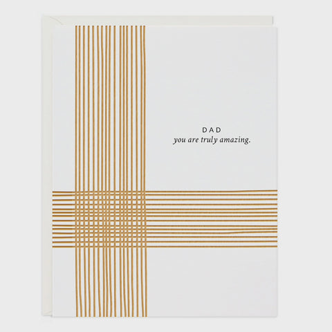 Dad Amazing Lines Card