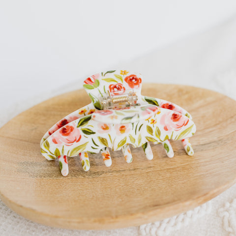 Spring Garden Claw Clip