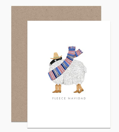 Fleece Navidad Card