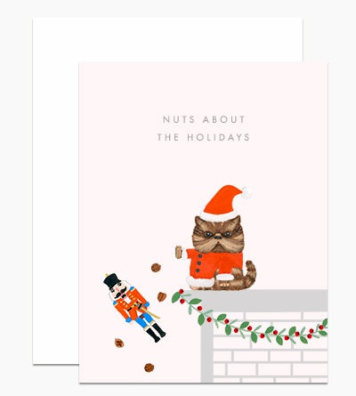 Nuts About The Holidays Card