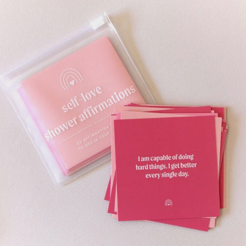 Self Love Shower Affirmation Cards